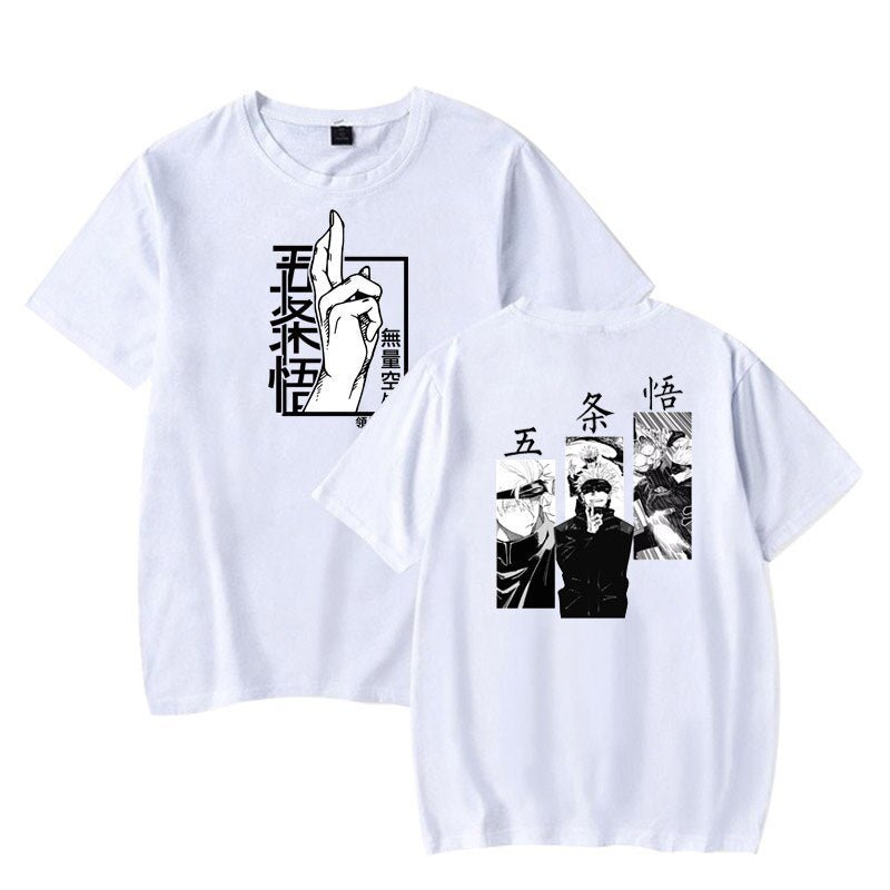 MAOKEI - Gojo Satoru Extensive Territory Attack T-Shirt - 1005003193122389-Black-XS