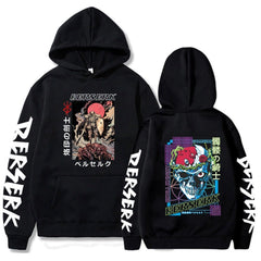 MAOKEI - Griffith Armor Fashion Hoodie - 1005004505340915-black-XS