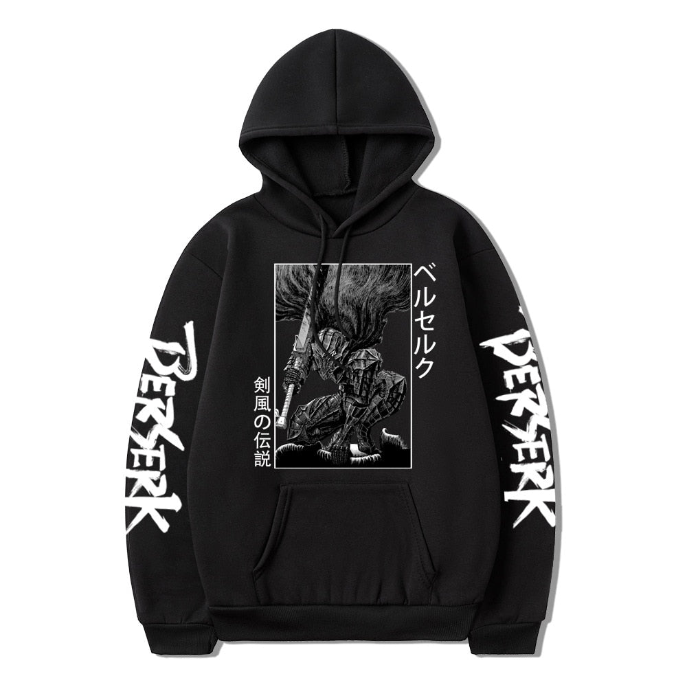 MAOKEI - Griffith Armor Fashion Hoodie - 1005004505340915-black-XS