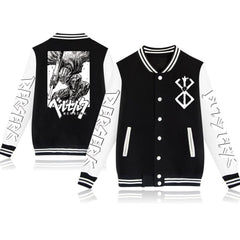 MAOKEI - Harajuku Guts Berserker Jacket - 1005004442324366-Black-XS
