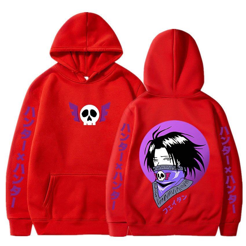 MAOKEI - Hunter X Hunter Feitan Special Hoodie Style 1 - 1005004527290253-red-XS