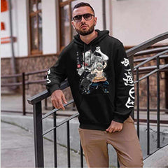 MAOKEI - Inosuke Demon Slayer New Style Hoodie - 1005005079216460-Black-S