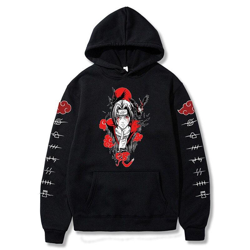 MAOKEI - Itachi Akatsuki Hoodie 3D - 1005004757795082-red cloud 10-S