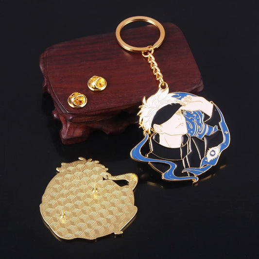 MAOKEI - JJK Satoru Stylish Pose Keychain - B0CN49K1DT