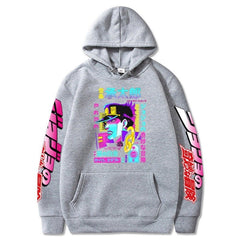 MAOKEI - JoJo Bizarre Jotaro Long Sleeve Hoodie - 1005003246724838-Black 1-XS