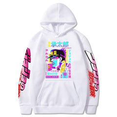 MAOKEI - JoJo Bizarre Jotaro Long Sleeve Hoodie - 1005003246724838-Black 1-XS