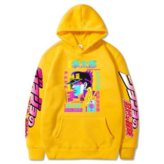 MAOKEI - JoJo Bizarre Jotaro Long Sleeve Hoodie - 1005003246724838-Black 1-XS