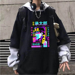 MAOKEI - JoJo Bizarre Jotaro Long Sleeve Hoodie - 1005003246724838-Black 1-XS