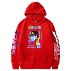 MAOKEI - JoJo Bizarre Jotaro Long Sleeve Hoodie - 1005003246724838-Black 1-XS