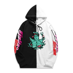 MAOKEI - JoJo Bizarre Jotaro Long Sleeve Hoodie - 1005003246724838-Black 1-XS