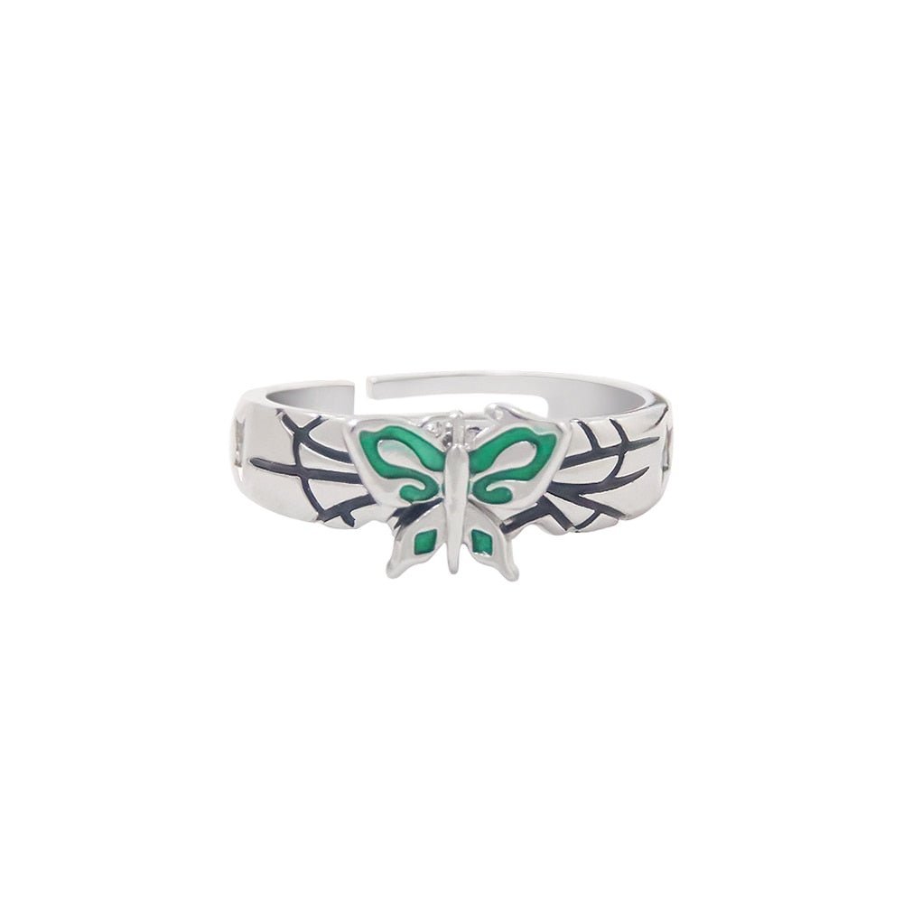 MAOKEI - Jolyne Cujoh Butterfly Ring - 1005004958651309-Resizable-Jolyne Cujoh