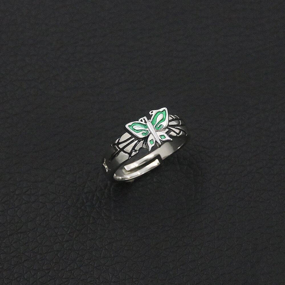 MAOKEI - Jolyne Cujoh Butterfly Ring - 1005004958651309-Resizable-Jolyne Cujoh