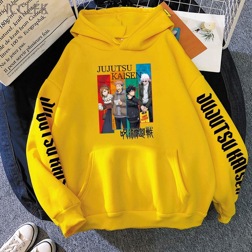MAOKEI - Jujutsu Kaisen Gojo Team Night Style Hoodie - 1005003719290612-Black-S