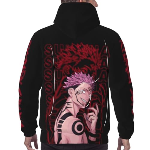 MAOKEI - Jujutsu Kaisen Ryomen Sukuna Epic Hoodie Style 1 - B0CJ395SBQ