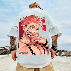 MAOKEI - Jujutsu Kaisen Sukuna Special Cool Pose 2 T Shirt - 1005004749654716-WT-jujutsu530h-j550-XXS