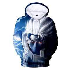 MAOKEI - Kakashi Battle Raiton Hoodie - 1005004864748096-F-XXS
