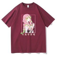 MAOKEI - Kanroji Mitsuri 3D T-Shirt - 1005004500262026-Black-XS