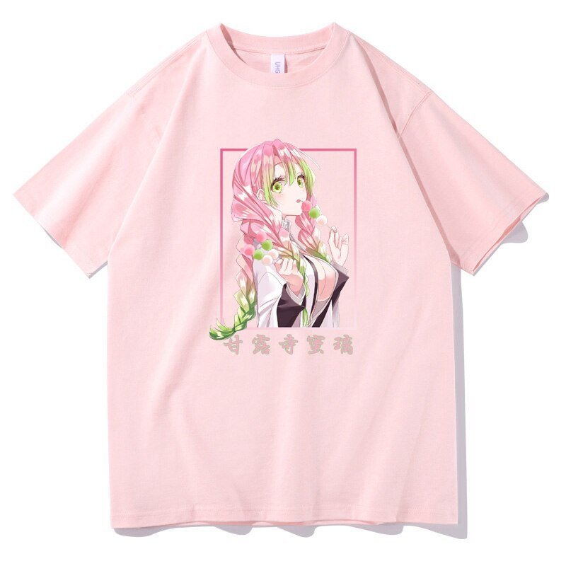 MAOKEI - Kanroji Mitsuri 3D T-Shirt - 1005004500262026-Black-XS