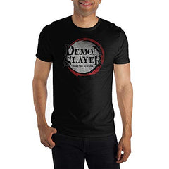 MAOKEI - Kimetsu no Yaiba Emblem Short Sleeve T-shirt - B0854P1ZDF