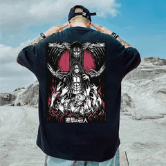 MAOKEI - Last Eren Mode Swagg Shirt - 1005004463531790-BK-xlpdd2036-XXS