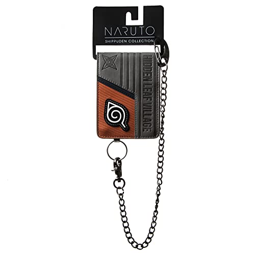 MAOKEI - Naruto Konoha Hidden Leaf Chain Wallet - B08MBFXMTW