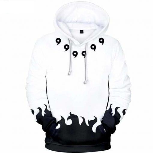 MAOKEI - Naruto Sage of Six Paths Hoodie Black White - 1005003962087735-OHHDB012-XXS Adult (35-40kg)