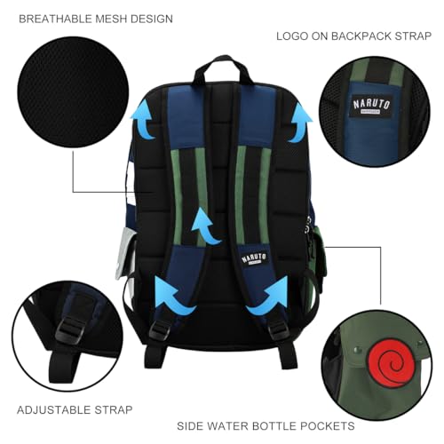MAOKEI - Naruto Shippuden Jonin Style Backpack - B092DZ35YX