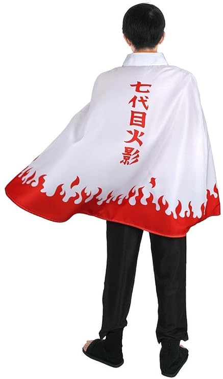 MAOKEI - Naruto Uzumaki 7th Hokage Cloak Cosplay Costume - B07FDTKNTD