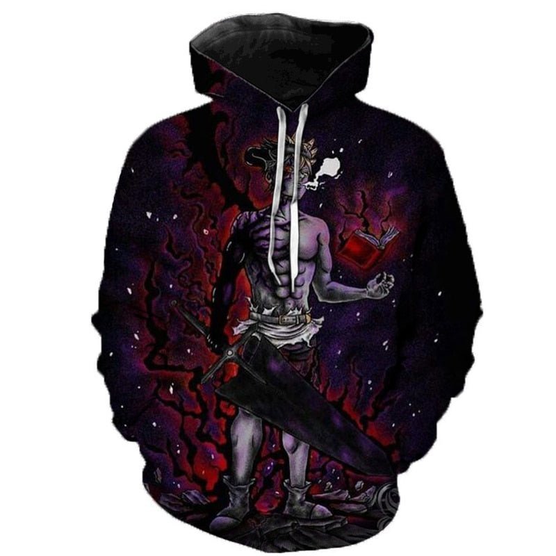 MAOKEI - New Black Clover Asta Starlight 3D Hoodie - 4000615134885-W02-XXXS