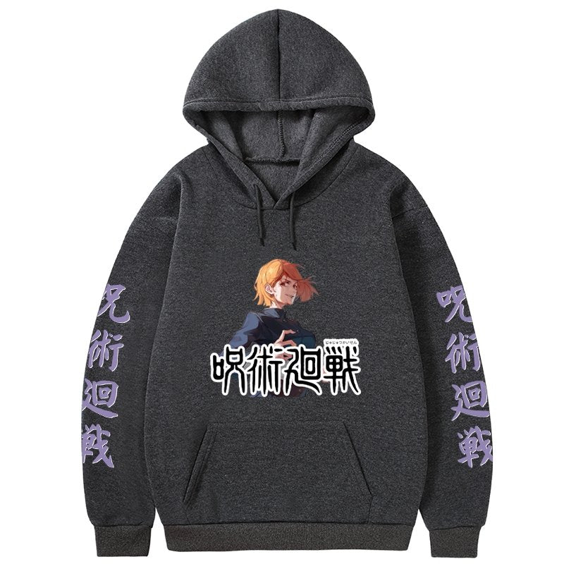 MAOKEI - Nobara Simple Hoodie - 1005004773588123-Black-S