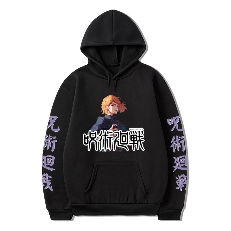 MAOKEI - Nobara Simple Hoodie - 1005004773588123-Black-S