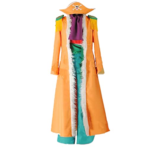 MAOKEI - One Piece Clown Buggy Full Cosplay Costume - B0BV9NKSDM