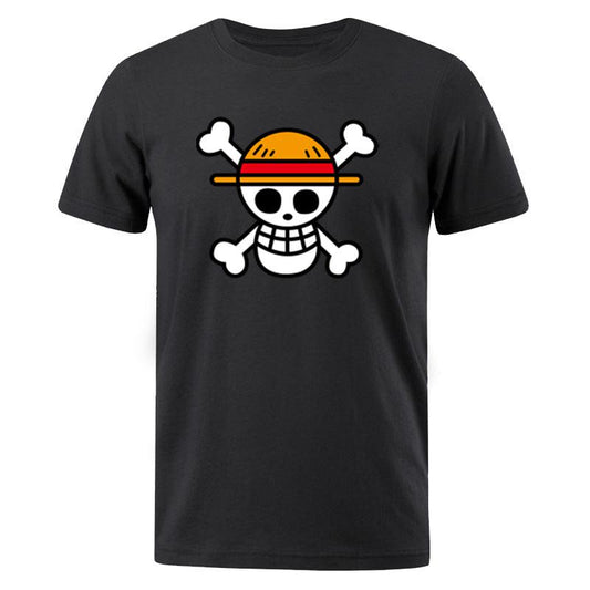 MAOKEI - One Piece Mugiwara Flag Basic T-Shirt - 1005002519291385-black 6-XS
