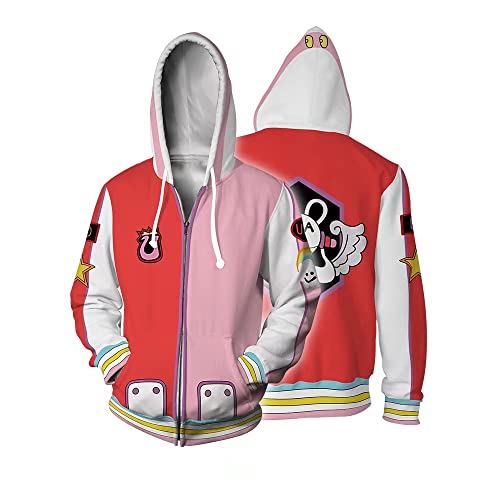 MAOKEI - One Piece RED Film UTA Special Emblem Epic Hoodie - B0BK3W8KXM
