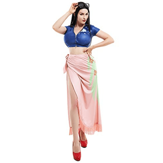 MAOKEI - Robin East Blue Style Cosplay Costume - B09BQXC578