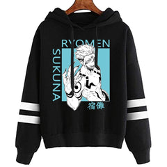 MAOKEI - Ryomen Sukuna 3D Band Hoodie - 1005003186636314-Black-XXS