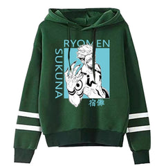 MAOKEI - Ryomen Sukuna 3D Band Hoodie - 1005003186636314-Black-XXS