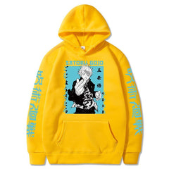 MAOKEI - Satoru Gojo Street Style Hoodie - 1005004199579045-Black-XS