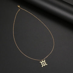 MAOKEI - Stainless Steel One Piece Necklace - 1005003304871581-Silver-45cm