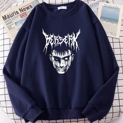 MAOKEI - Terrifying Devil Berserk SweatShirt - 1005004536732049-Beige-S-China
