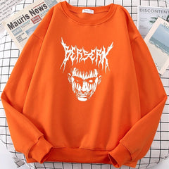 MAOKEI - Terrifying Devil Berserk SweatShirt - 1005004536732049-Beige-S-China