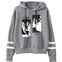 MAOKEI - Trendy Black Clover Hoodie - 1005003718951807-Black-XXS