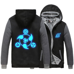 MAOKEI - Uchihan Clan Mangekyou Nightshade Hoodie - B015KP39N4