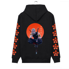 MAOKEI - Uzui Tengen Style Hoodie - 1005003962239864-Black-XS