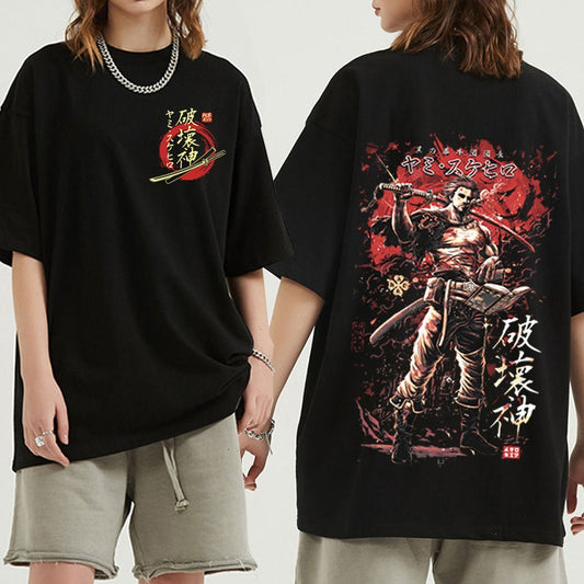 MAOKEI - Yami Badass Picture 3D Shirt - 1005004632201938-Black-XS