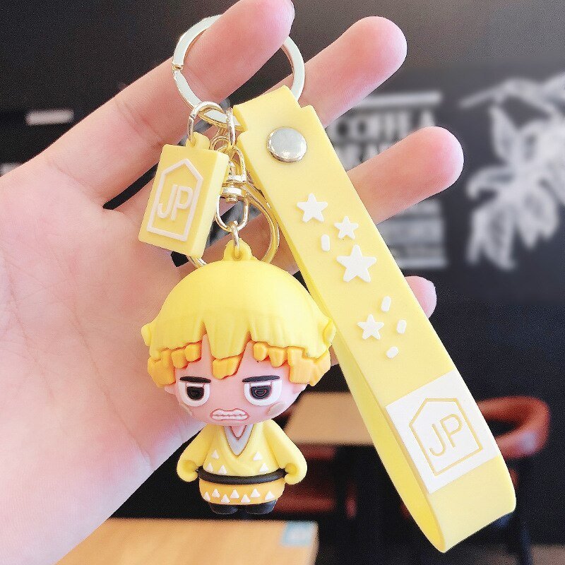 MAOKEI - Zenitsu Cute Soft Toy Key Chain - 1005003233995461-Zenitsu