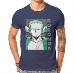 MAOKEI - Zoro Fashion Basic Style Slim T-Shirt - 1005003339408707-Black-XS