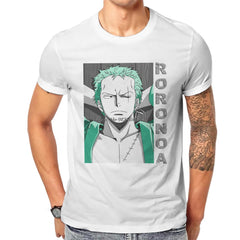 MAOKEI - Zoro Fashion Basic Style Slim T-Shirt - 1005003339408707-Black-XS