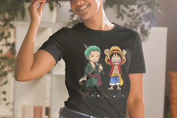 luffy and zoro shirt