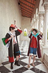 One Piece Portgas D. Ace Alabasta Cosplay Outfit